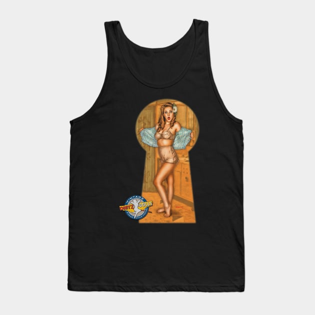Pinup - Keyhole Cutie Tank Top by Vintage Pinups